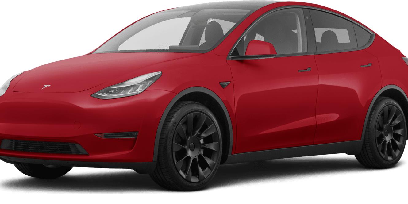 TESLA MODEL Y 2021 5YJYGDEE8MF105323 image